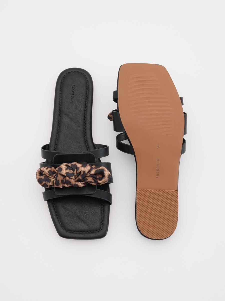 LADIES` SLIDES - black - RESERVED - 4