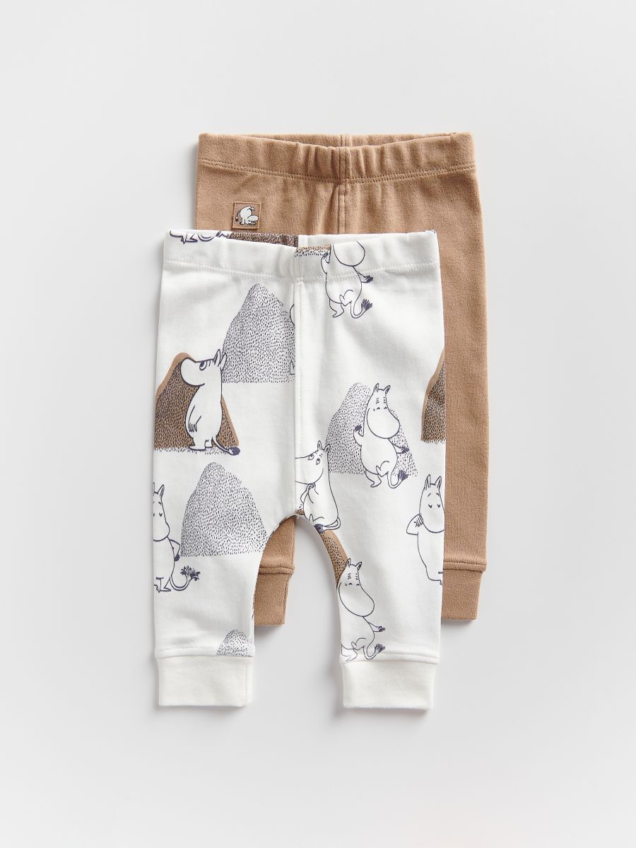 Hose aus Baumwolle Moomin, 2er-Pack - creme - RESERVED - 2