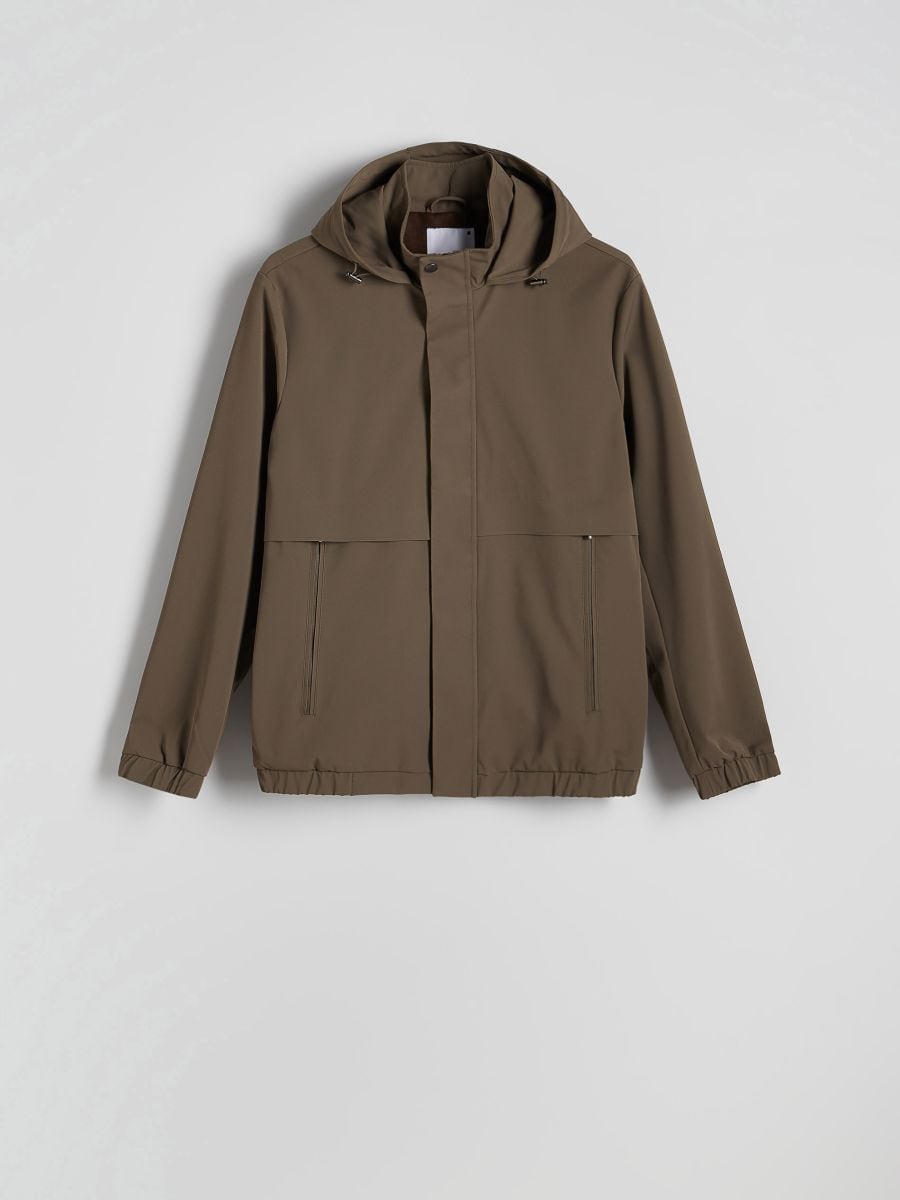 Plain hooded jacket - dusty green - RESERVED - 7