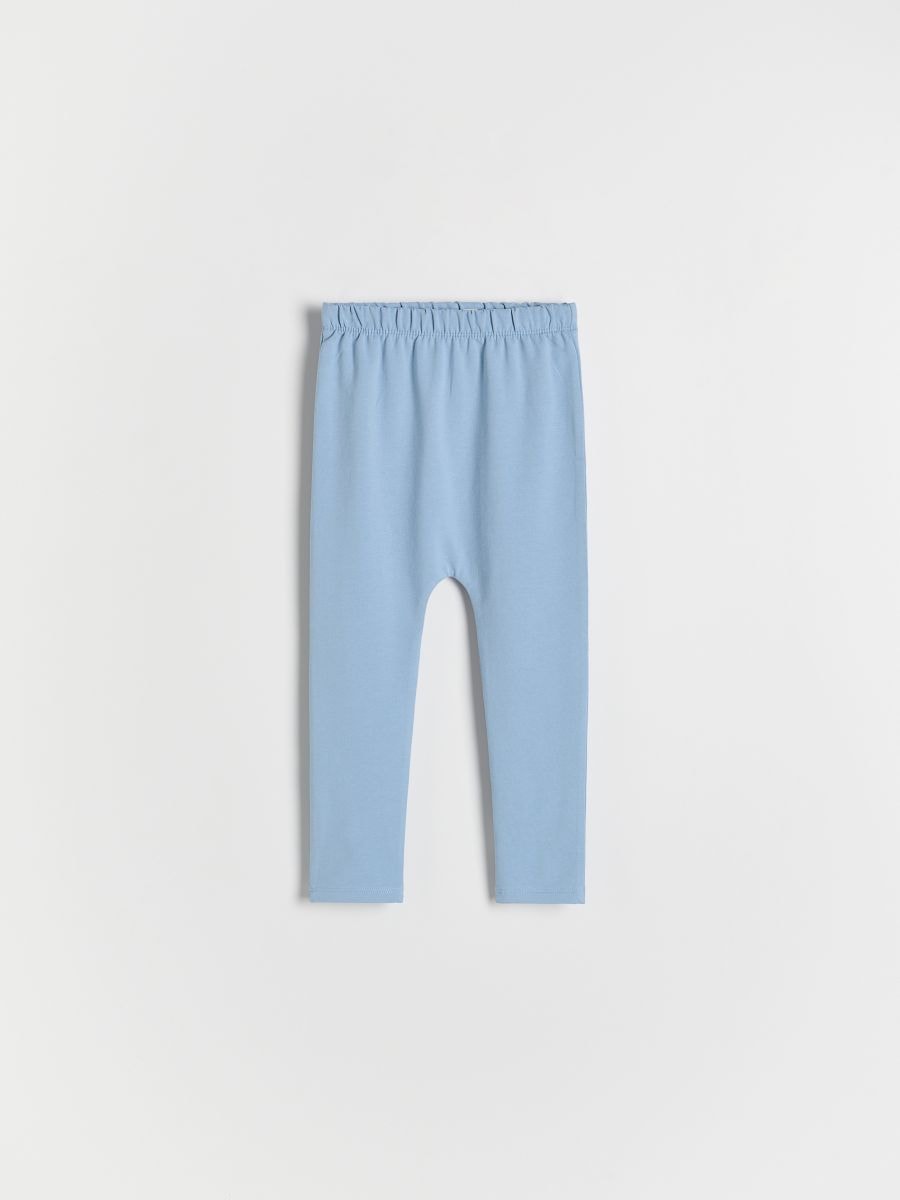 Leggings mit hohem Baumwollanteil, 2er-Pack - hellblau - RESERVED - 2