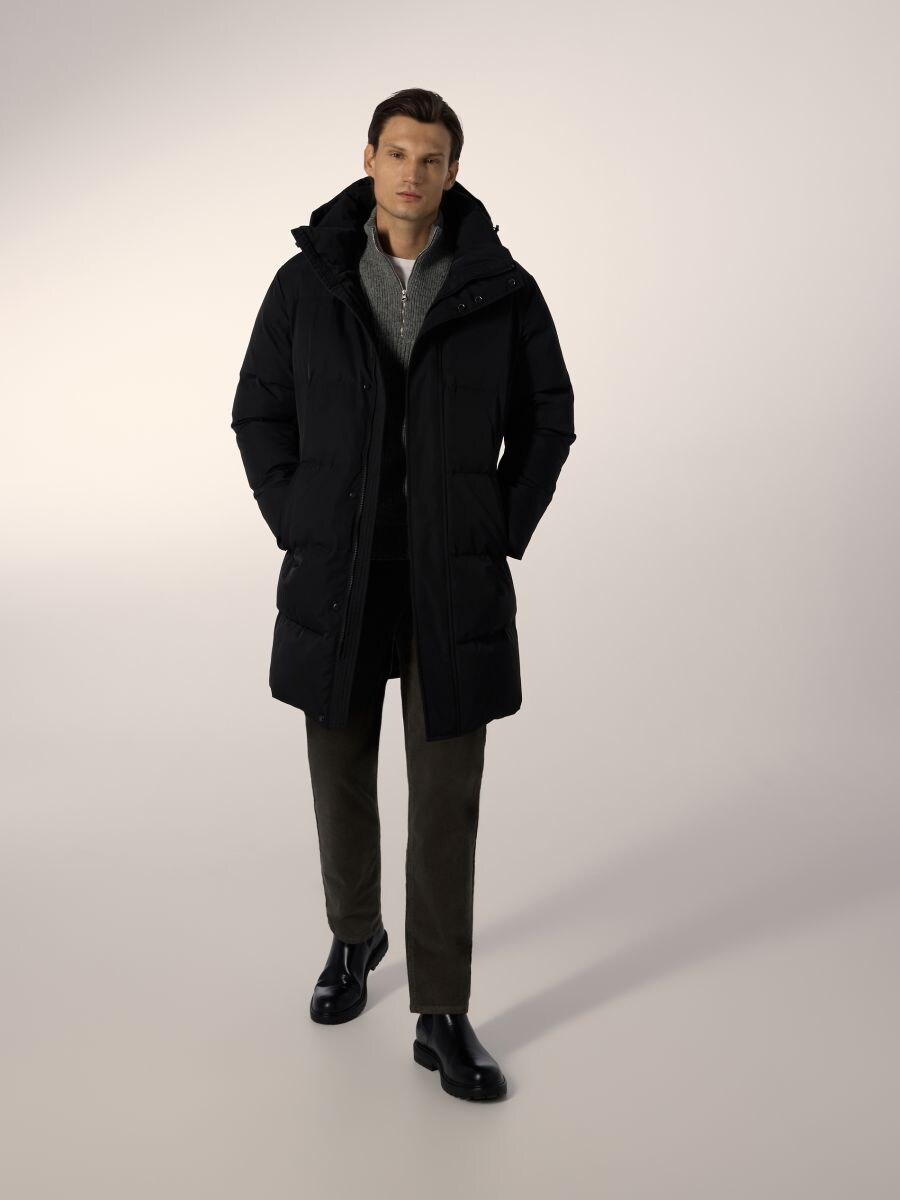 MEN`S OUTER JACKET - μαυρο - RESERVED