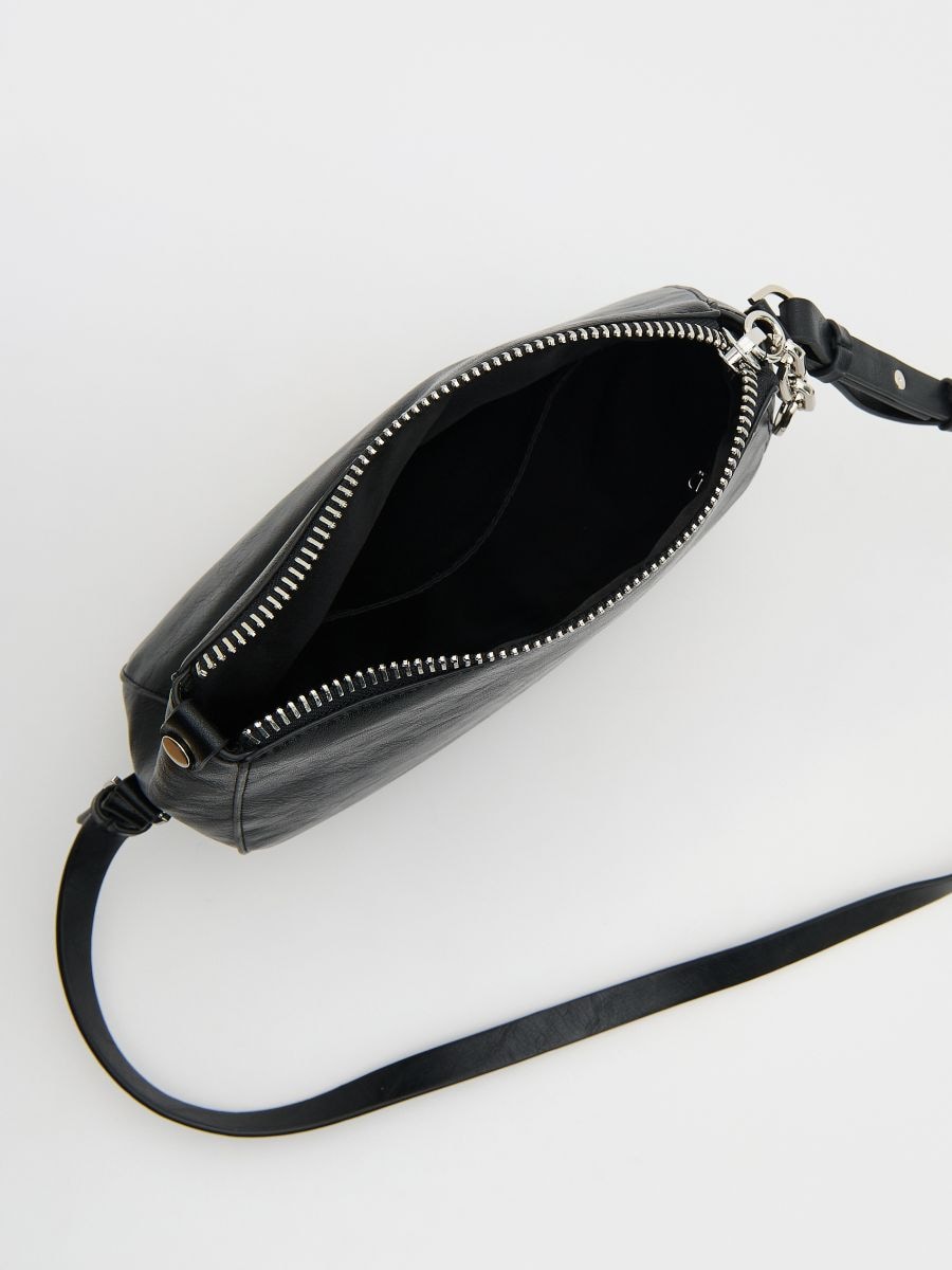 Crossbody bag  with chain - black - RESERVED - 3