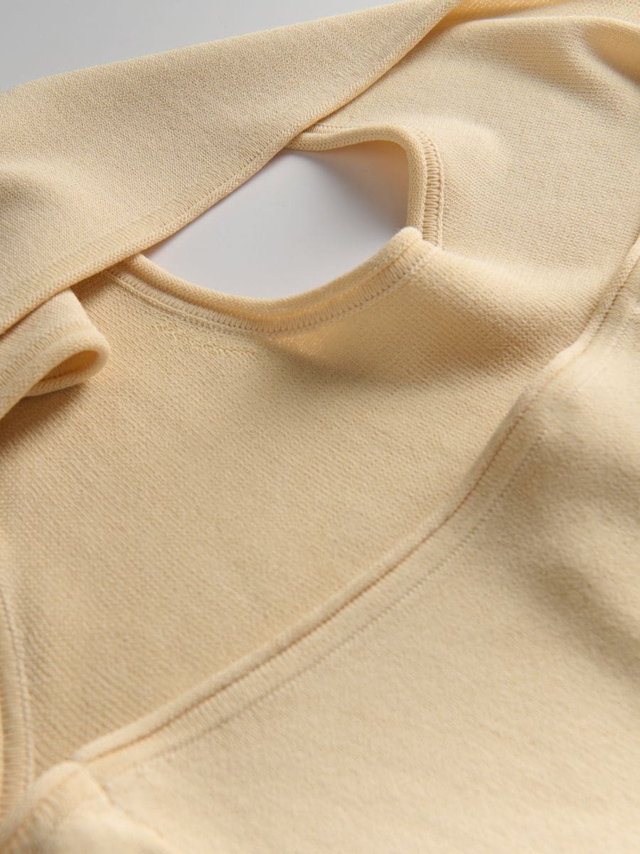 Halter kaelusega topp - beež - RESERVED - 2