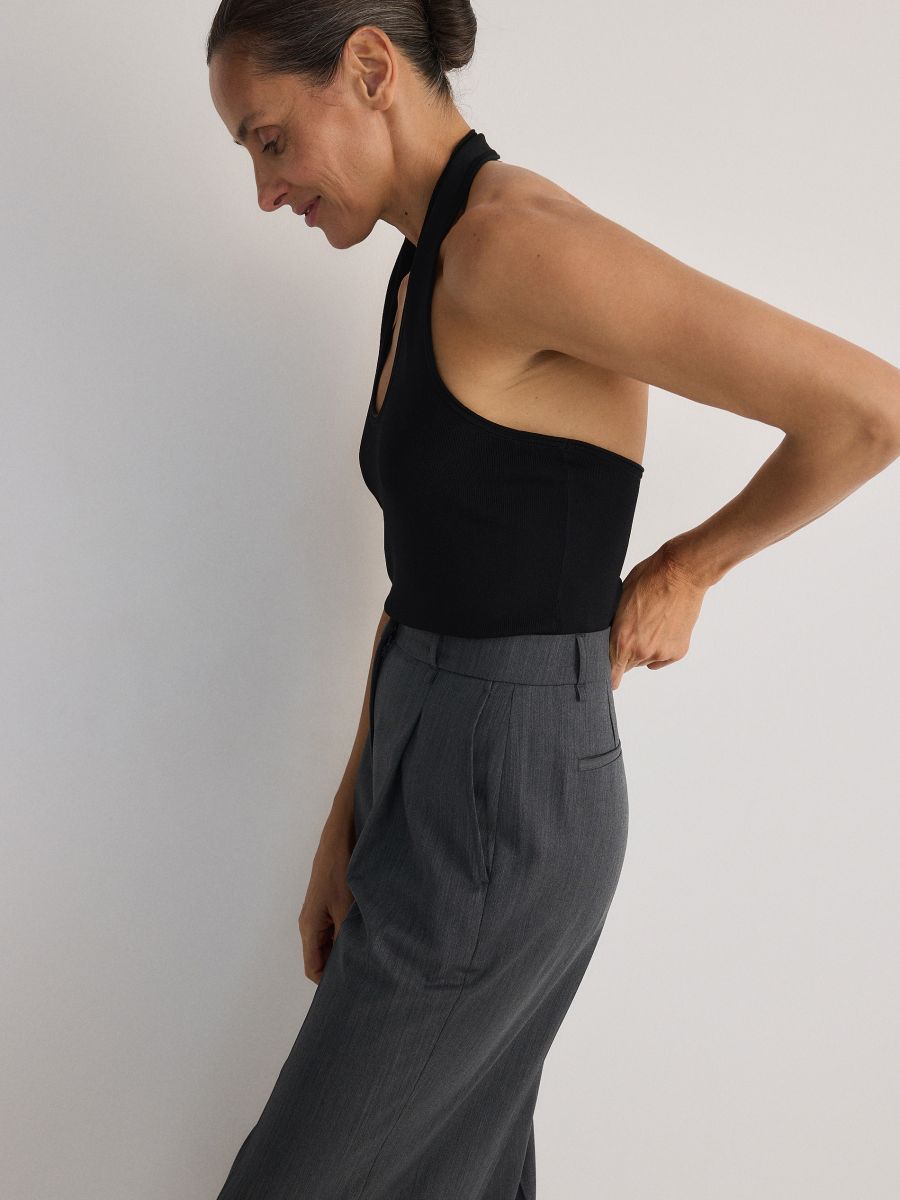 Halter top - black - RESERVED - 4