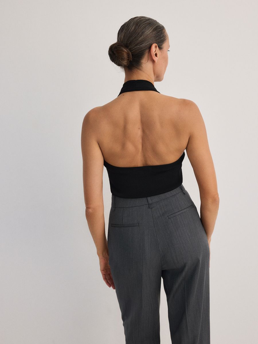 Halter top - black - RESERVED - 2