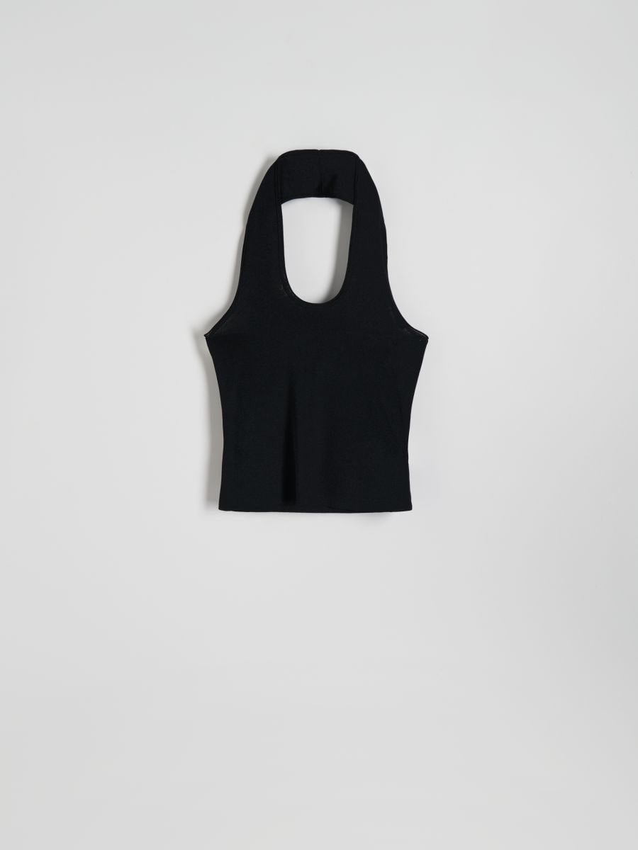 Halter top - black - RESERVED - 6