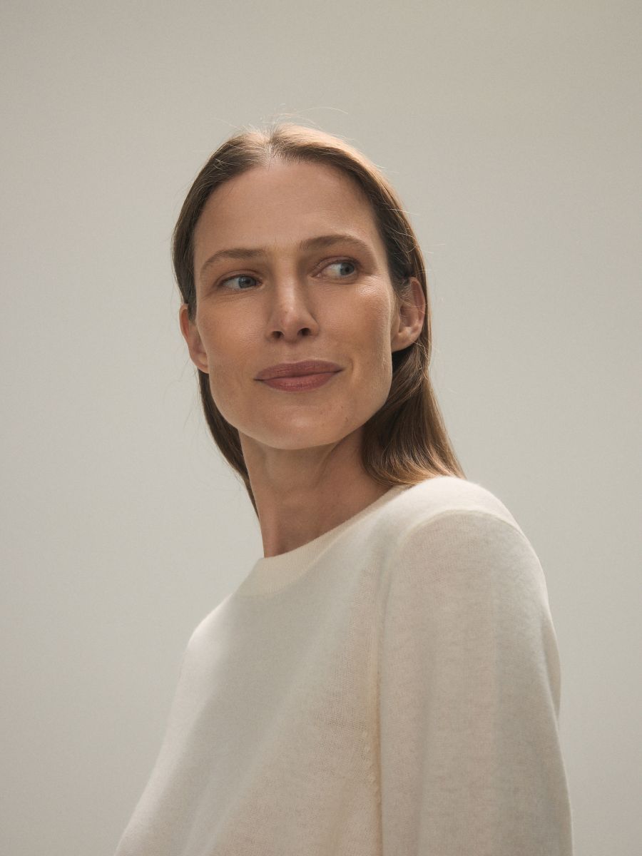 Merino wool jumper - cream - RESERVED - 3