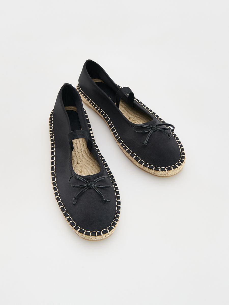 Espadrilles with bow - black - RESERVED - 2