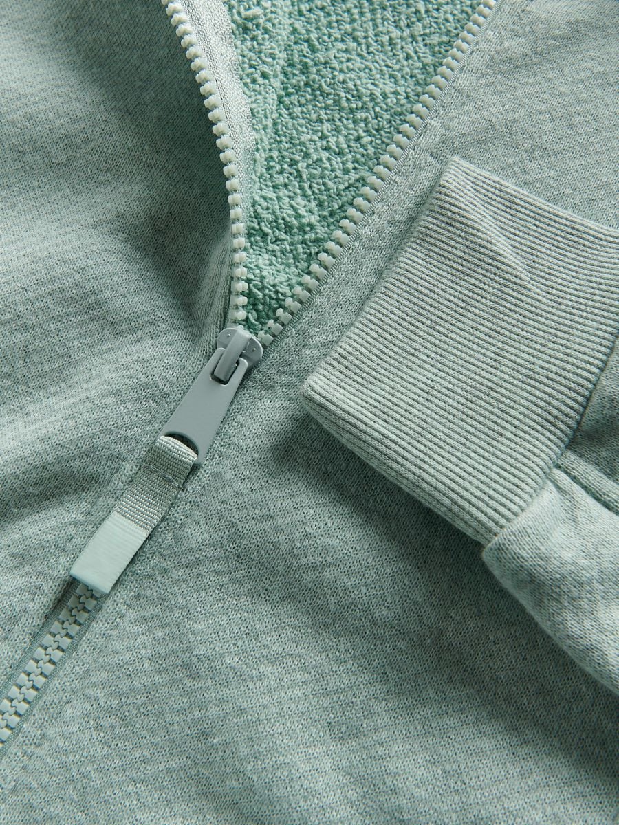 Sweat à capuche - vert pâle - RESERVED - 2