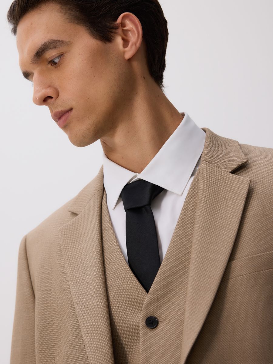 Slim tie - black - RESERVED