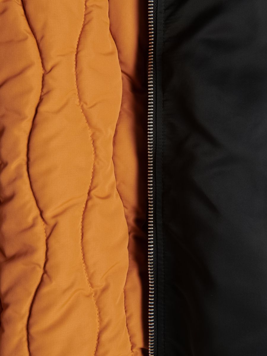 Gefütterte Bomberjacke - schwarz - RESERVED - 5