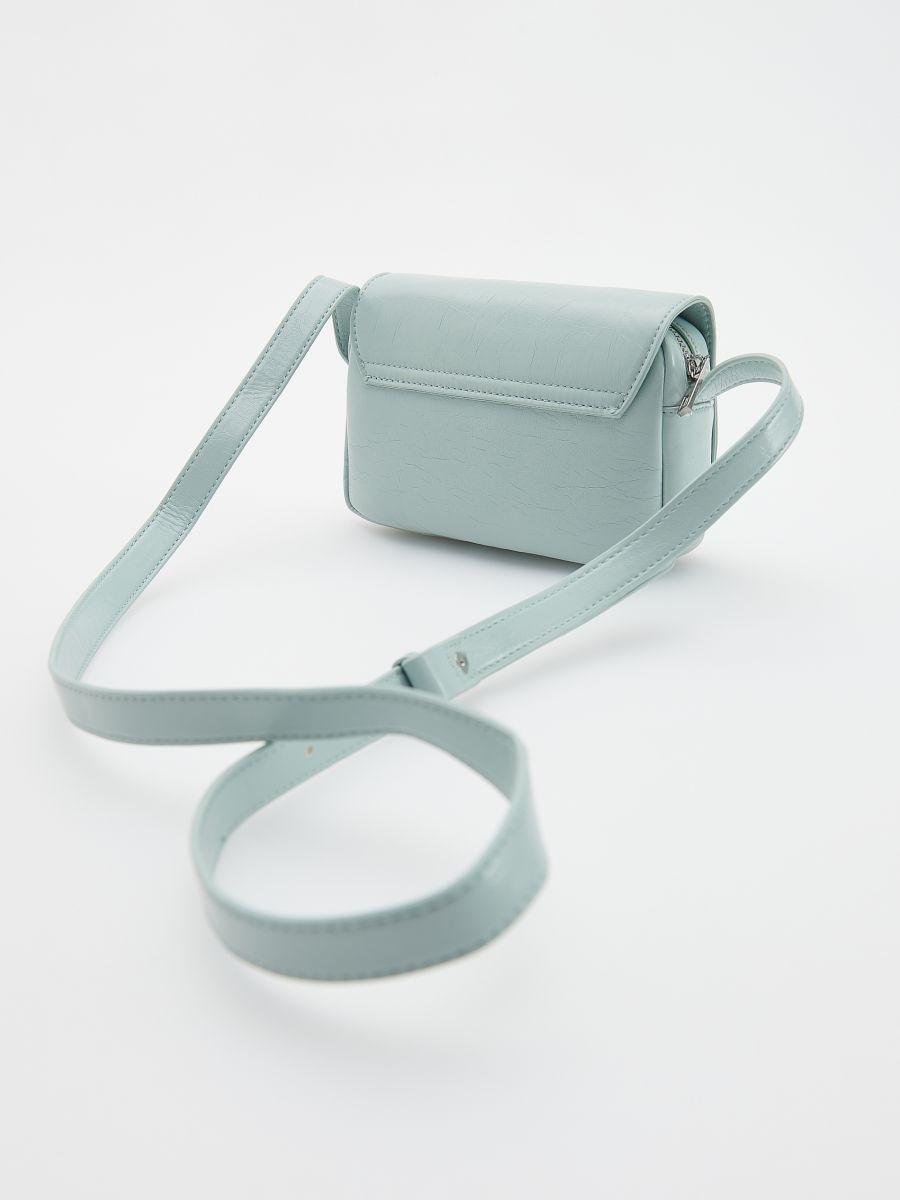 Kis crossbody táska - halványtürkiz - RESERVED - 3