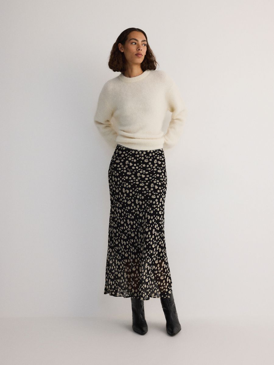 Alpaca wool blend jumper - cream - RESERVED - 3