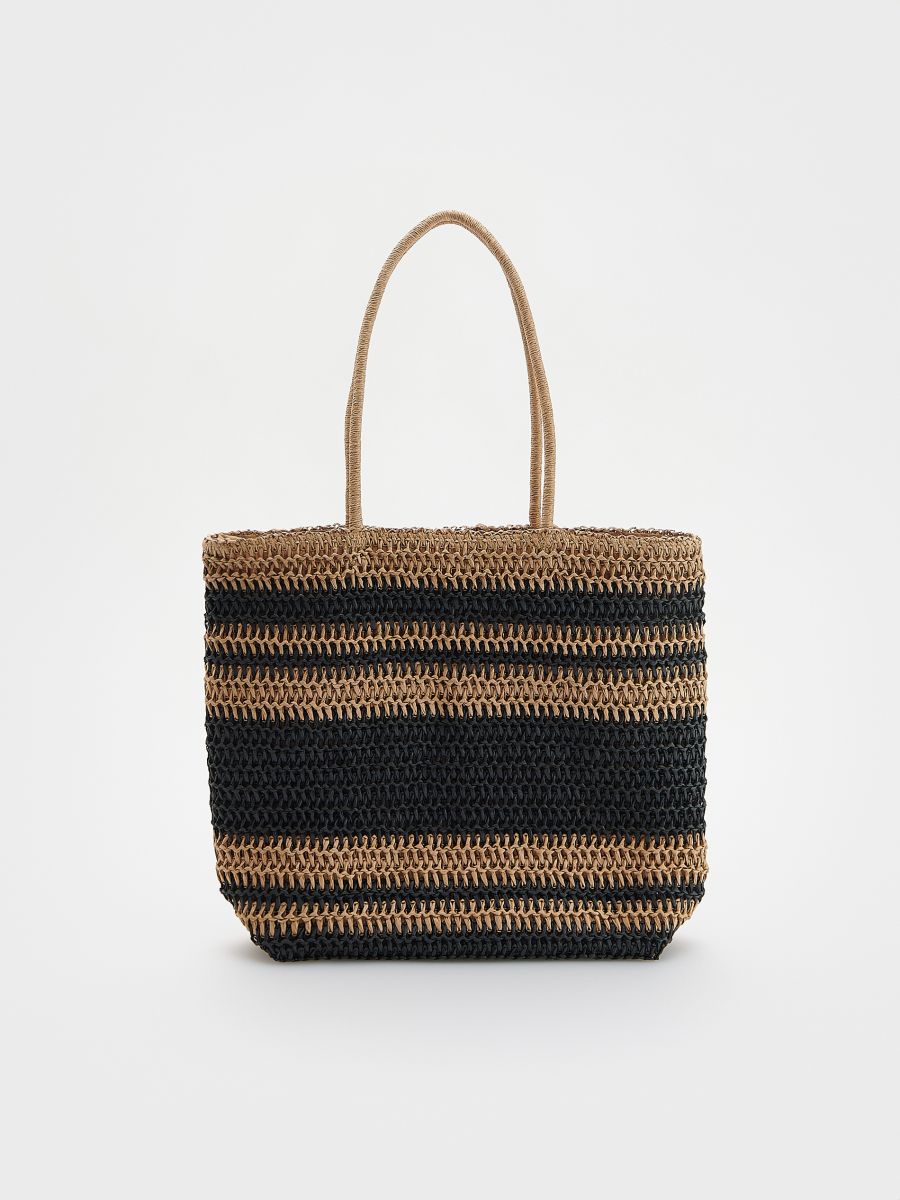 Woven shopper bag - multicolor - RESERVED
