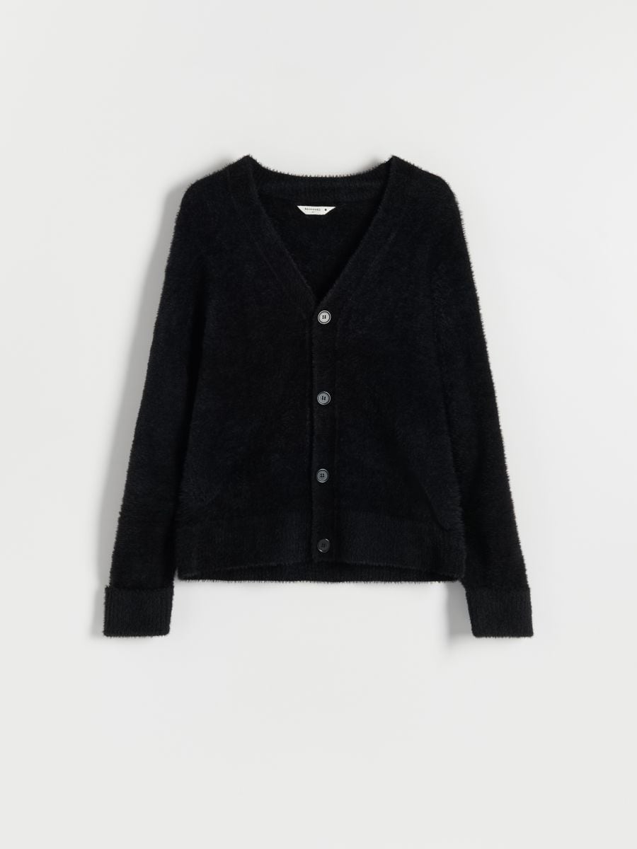 Pulover oversize - negru - RESERVED - 4