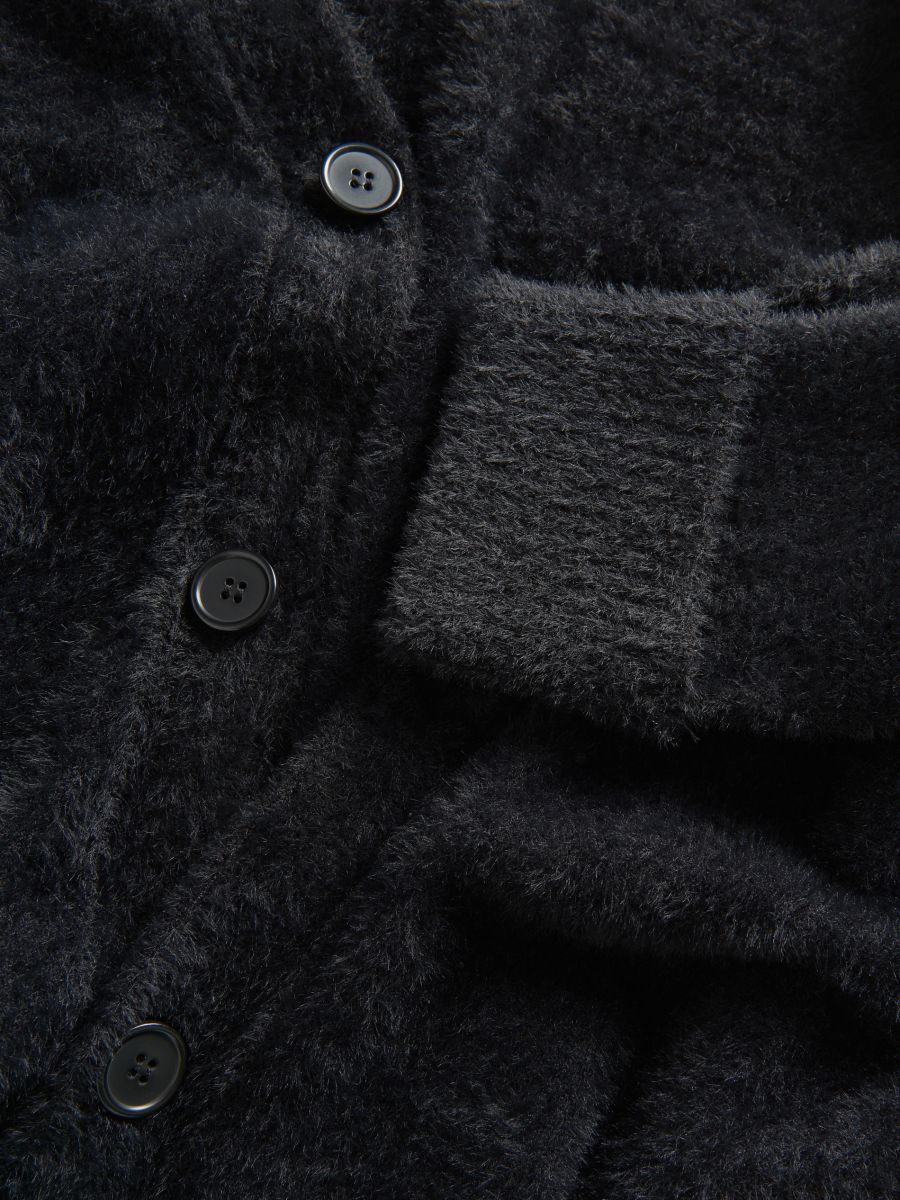Pulover oversize - negru - RESERVED - 5