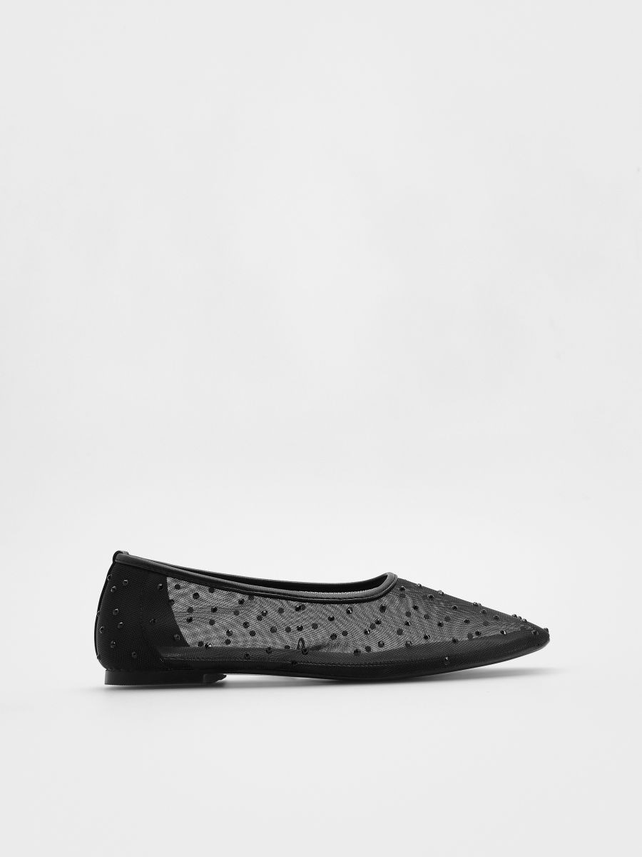 LADIES` BALLERINAS - crno - RESERVED