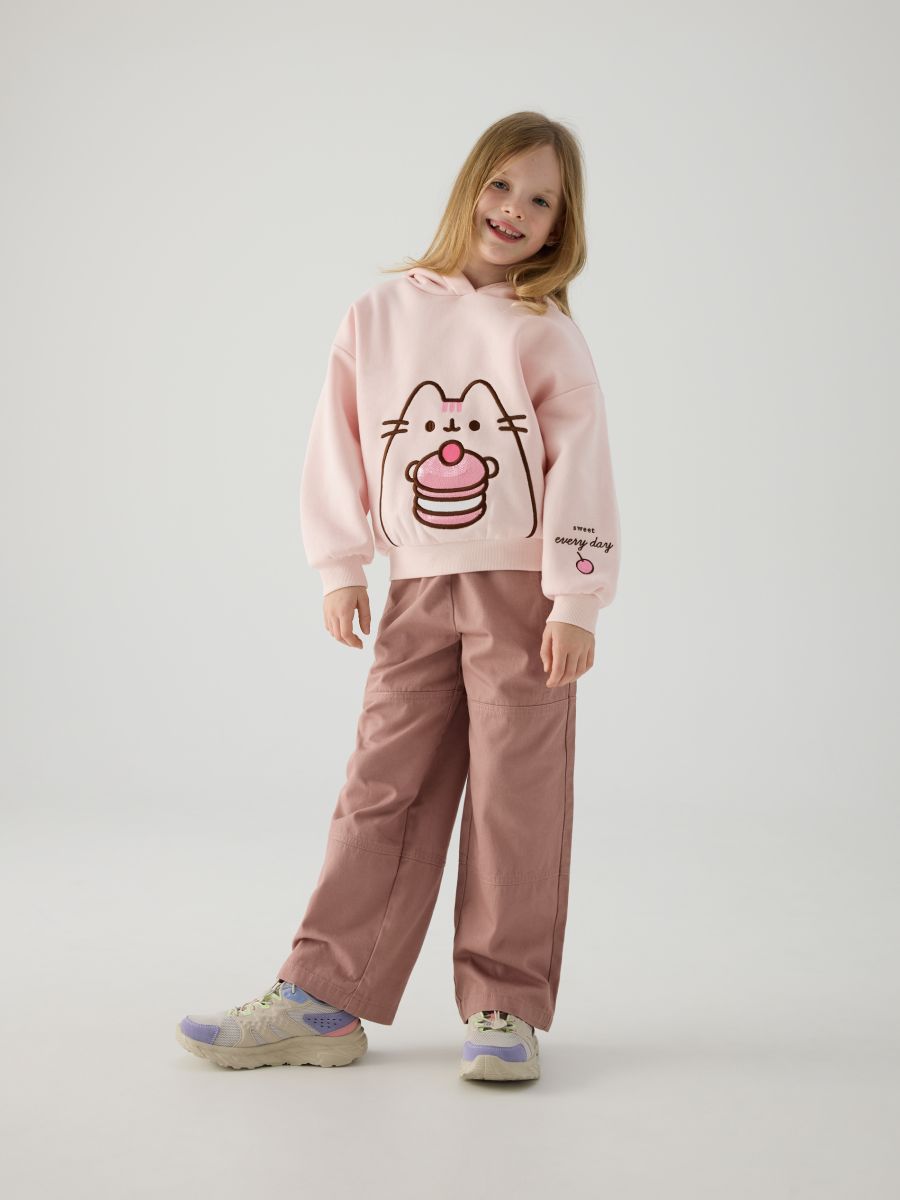 Pusheen applique sweatshirt - pastel pink - RESERVED - 4