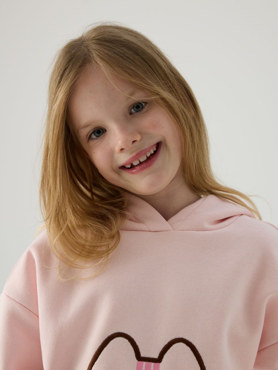 Pusheen applique sweatshirt - pastel pink - RESERVED - 6