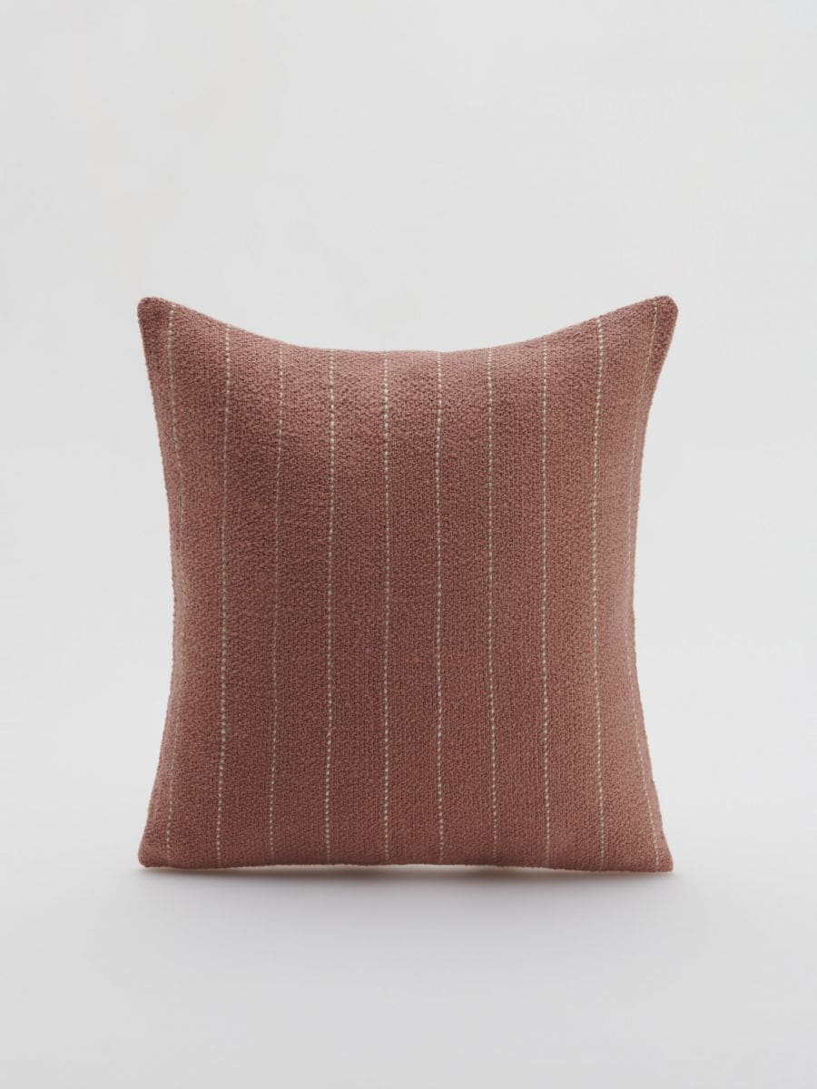 Structural fabric pillowcase - brown - RESERVED