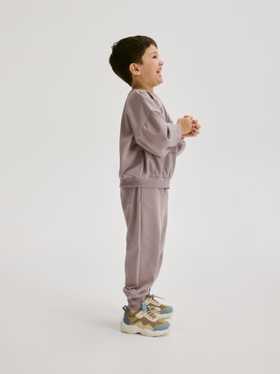 Ensemble en coton majoritaire - mauve - RESERVED - 6