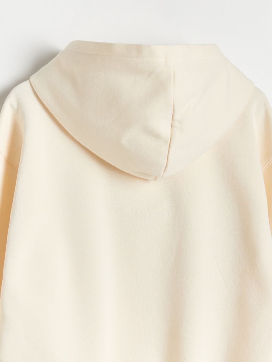 Cotton rich sweatshirt with print - nude - RESERVED - 5