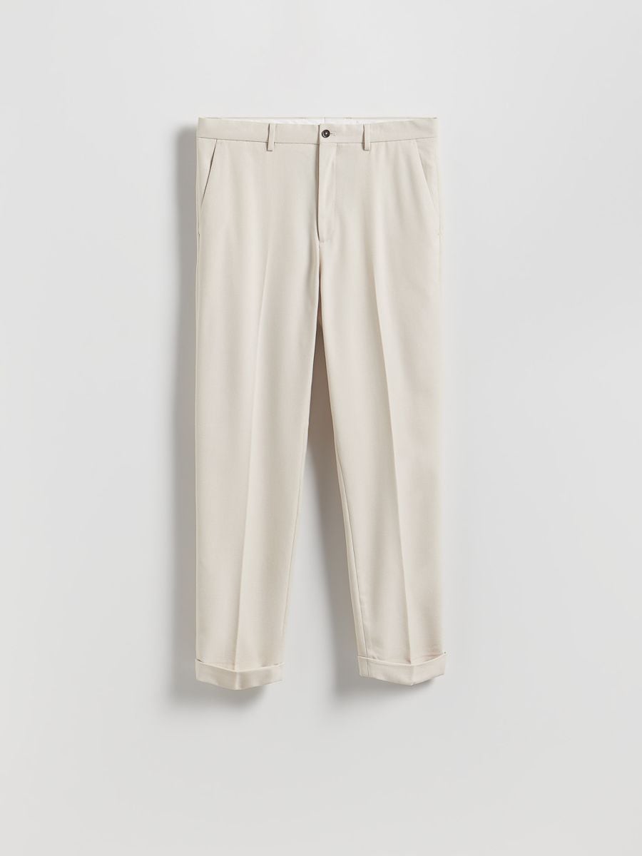MEN`S TROUSERS - BEIGE - RESERVED