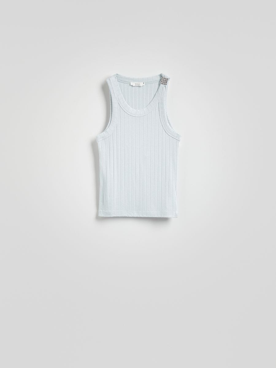 LADIES` SINGLET - light blue - RESERVED - 6