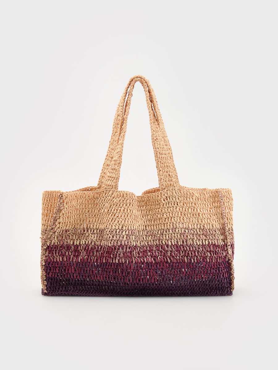 Geflochtener Shopper - bunt - RESERVED - 3