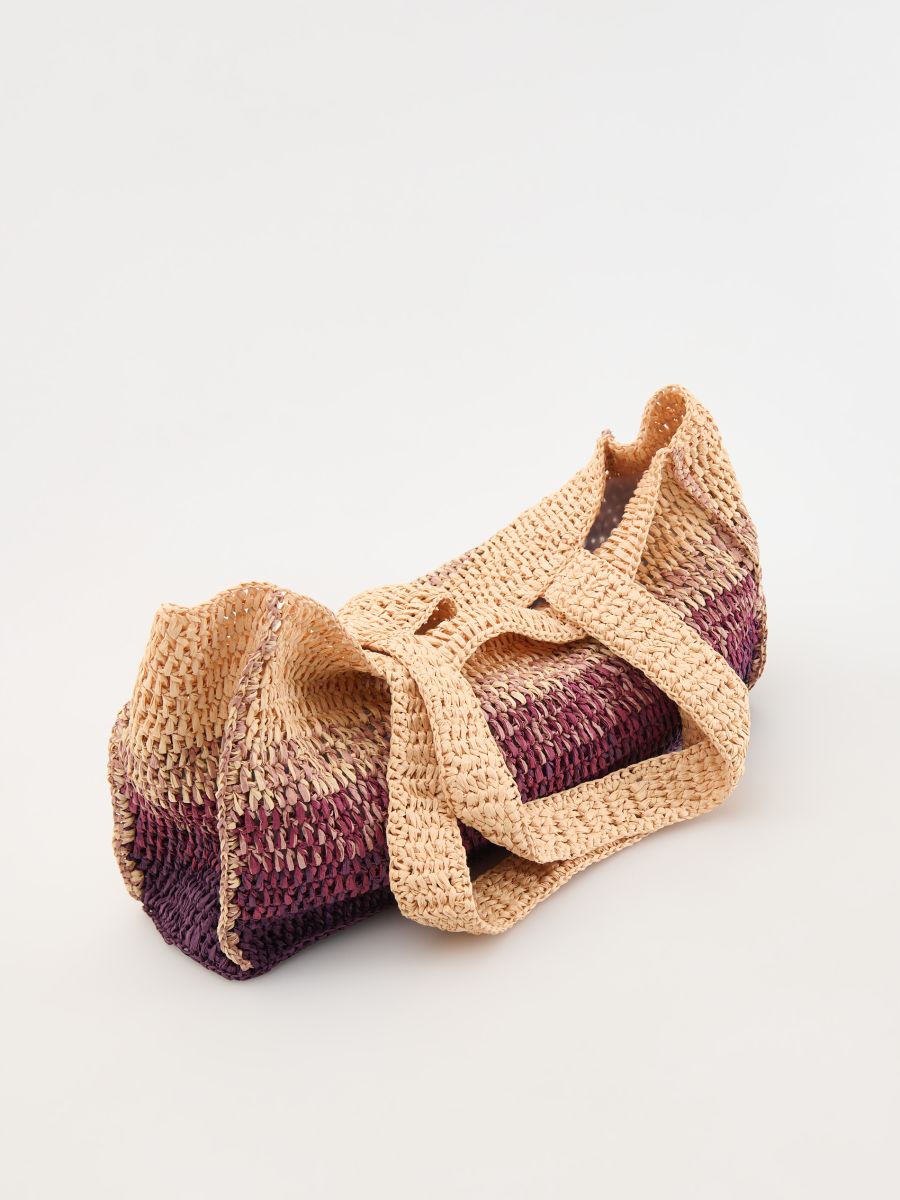 Geflochtener Shopper - bunt - RESERVED - 4