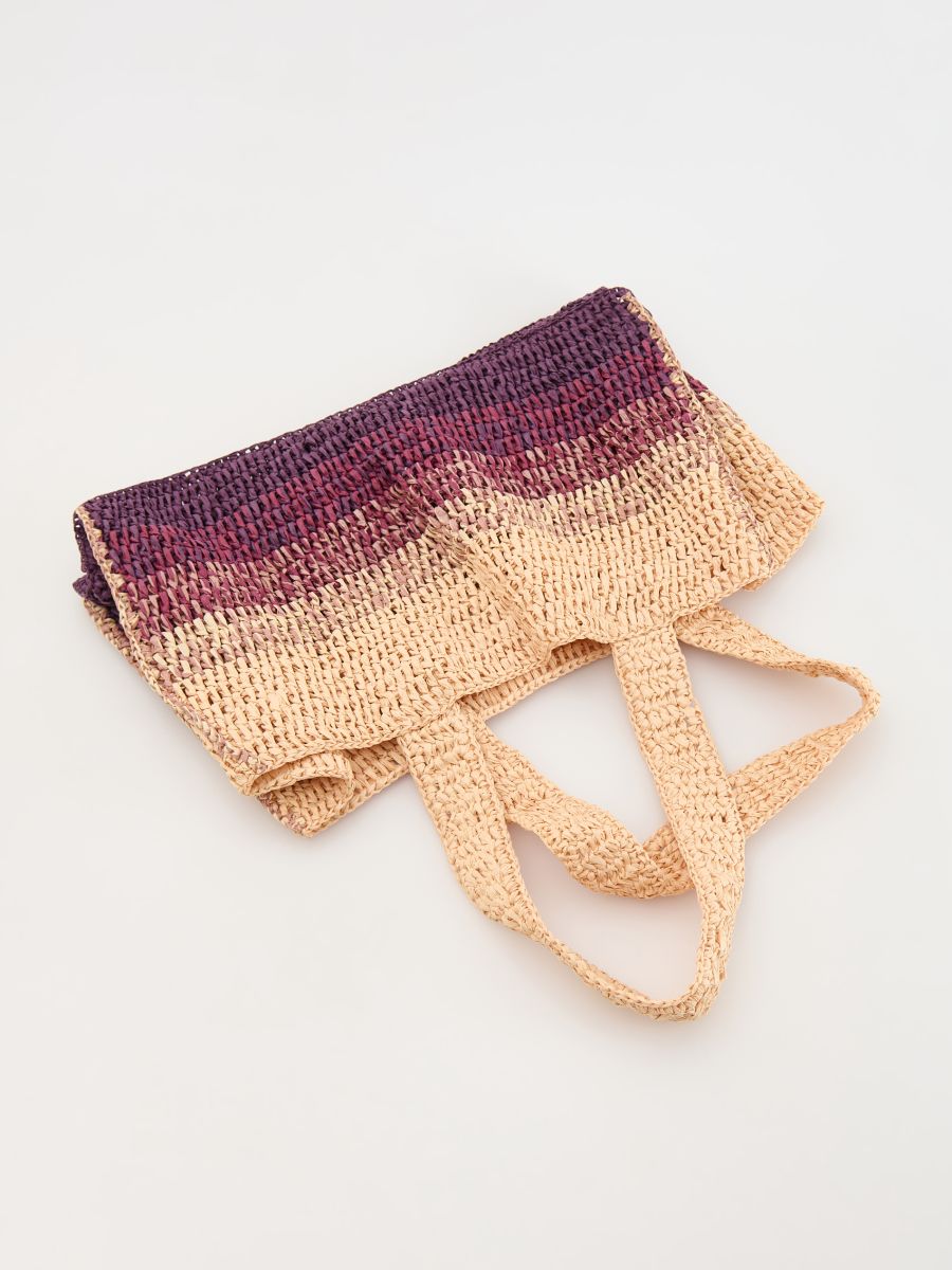 Geflochtener Shopper - bunt - RESERVED - 5
