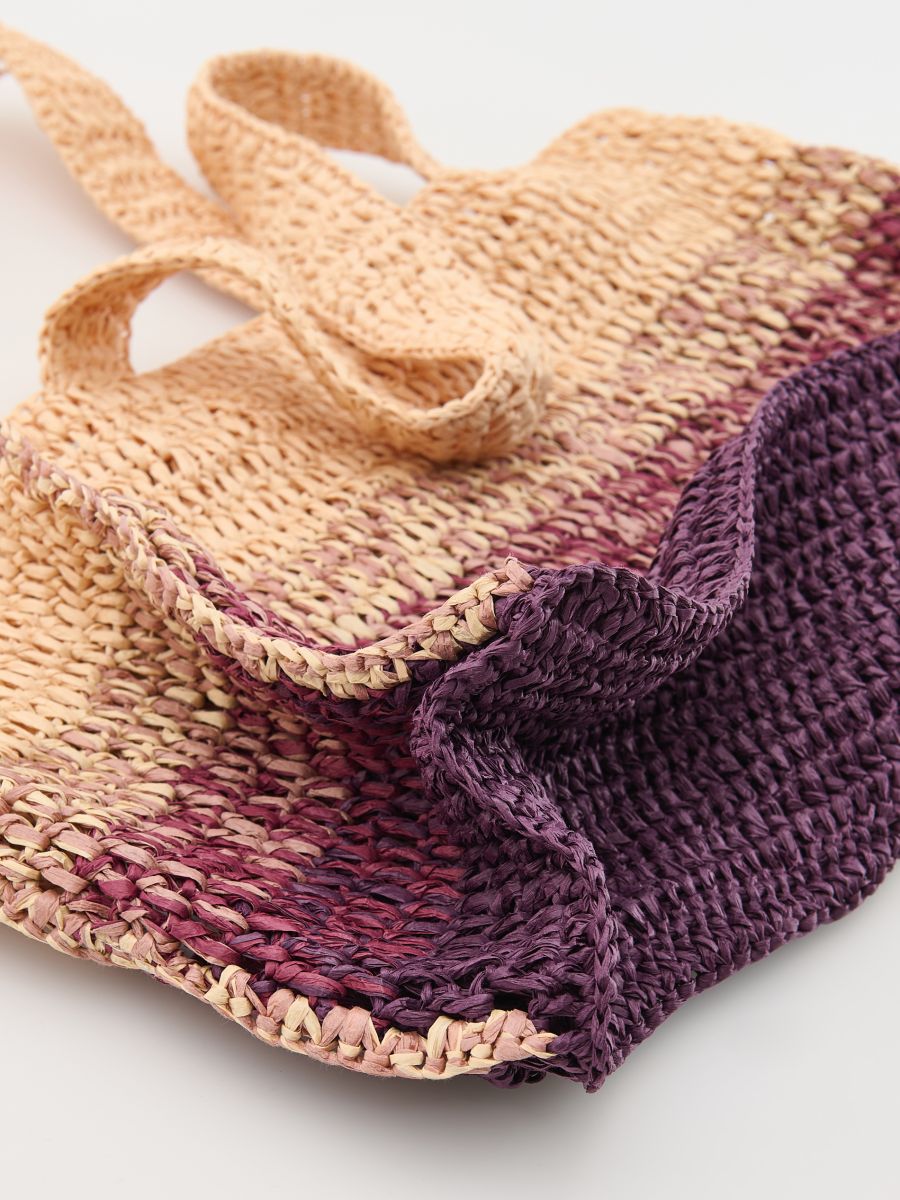 Geflochtener Shopper - bunt - RESERVED - 2