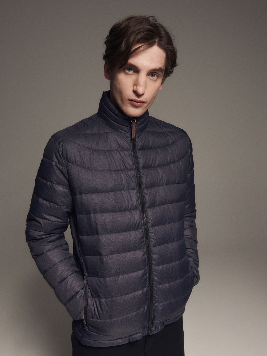 Quilted jacket - navy - RESERVED - 2