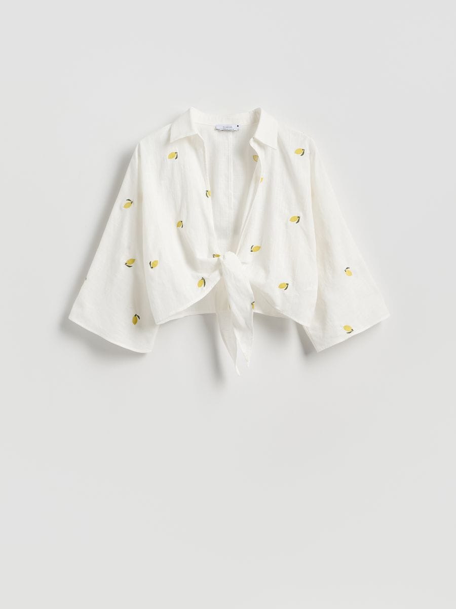Blouse with embroidery - multicolor - RESERVED