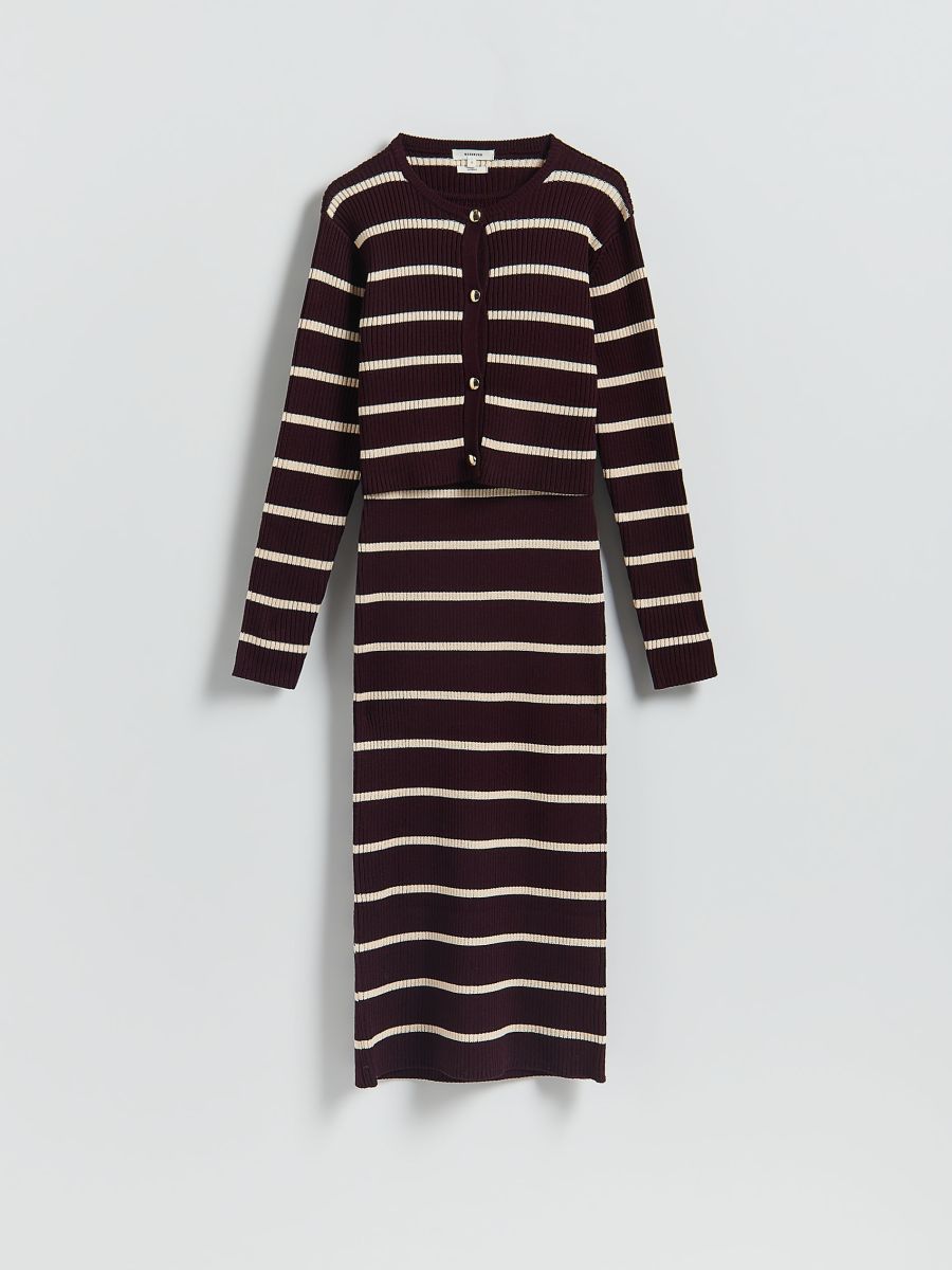 LADIES` DRESS - multicolor - RESERVED