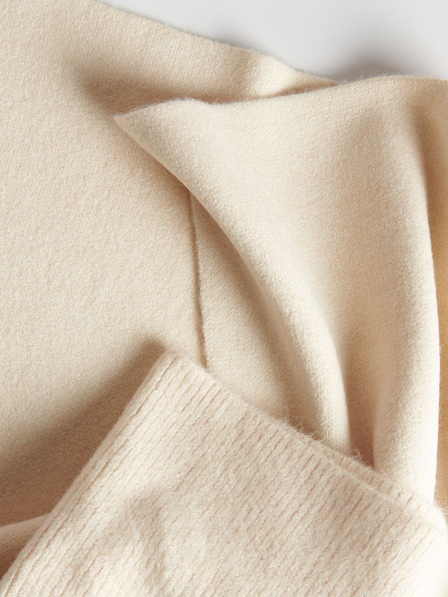 LADIES` PONCHO - cream - RESERVED - 5