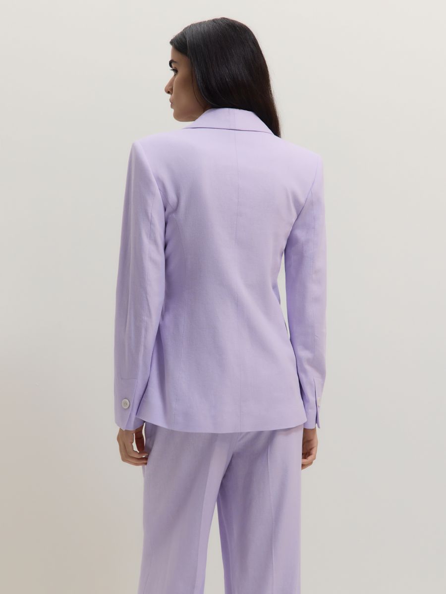 Blazer with tie detail - lavender - RESERVED - 5