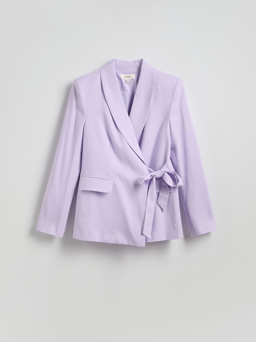 Blazer with tie detail - lavender - RESERVED - 6