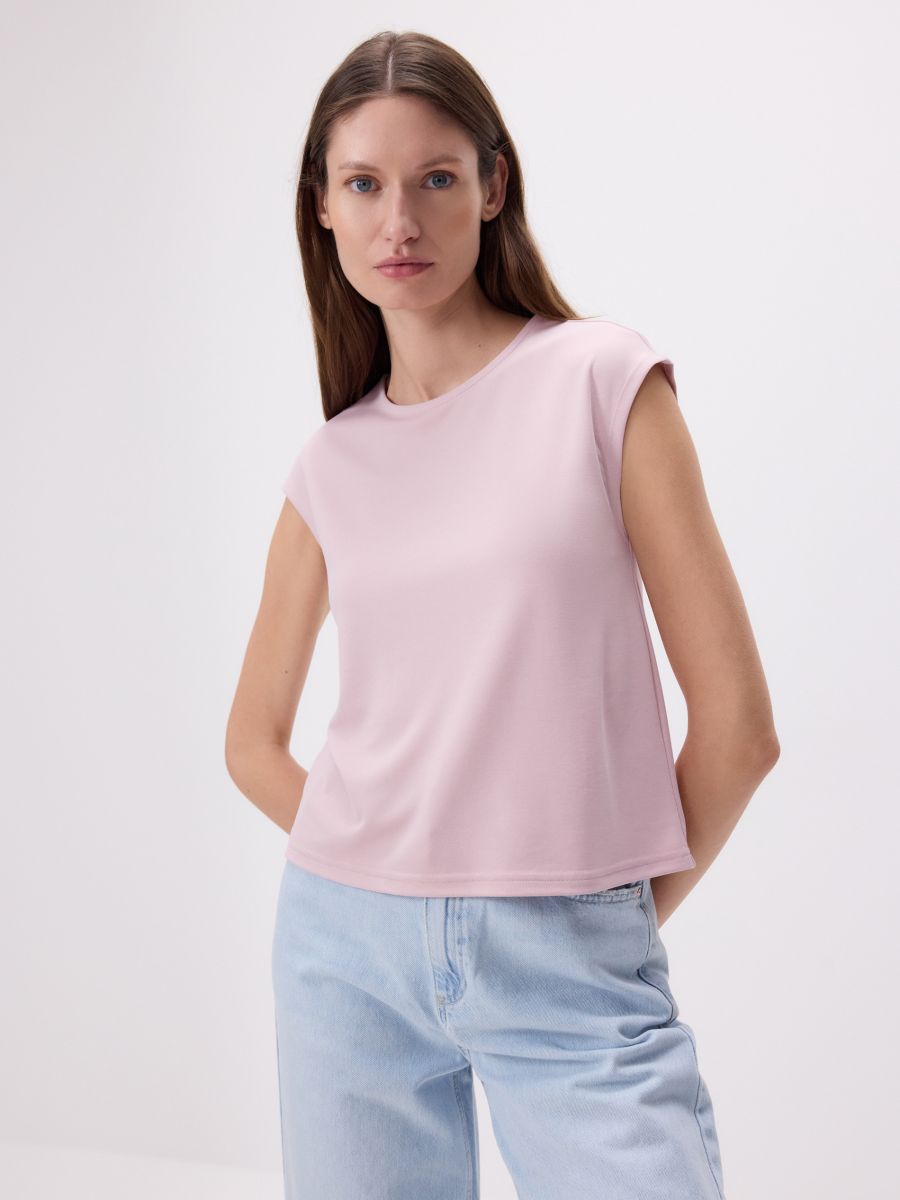 LADIES` BLOUSE - roz-pastel - RESERVED