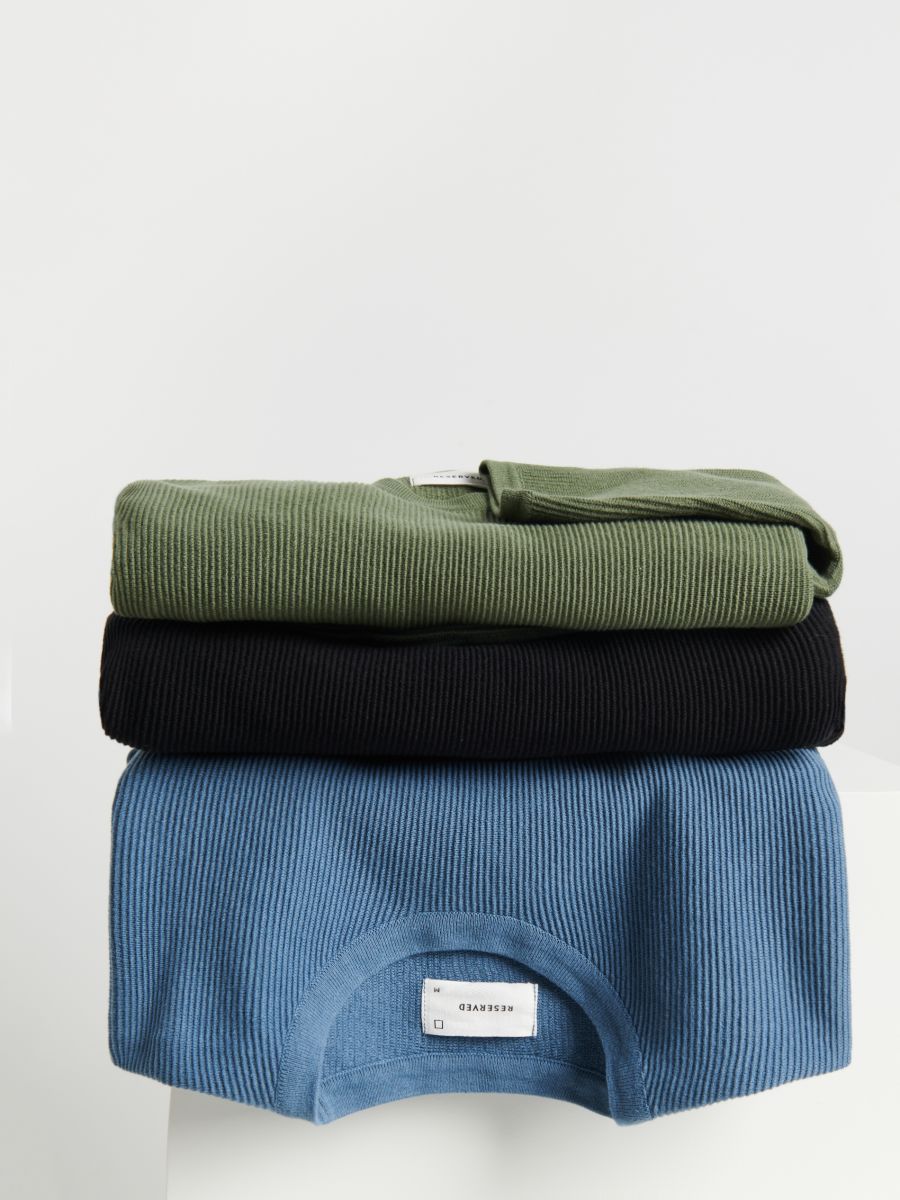 Jumper in textured knit - black - RESERVED - 6