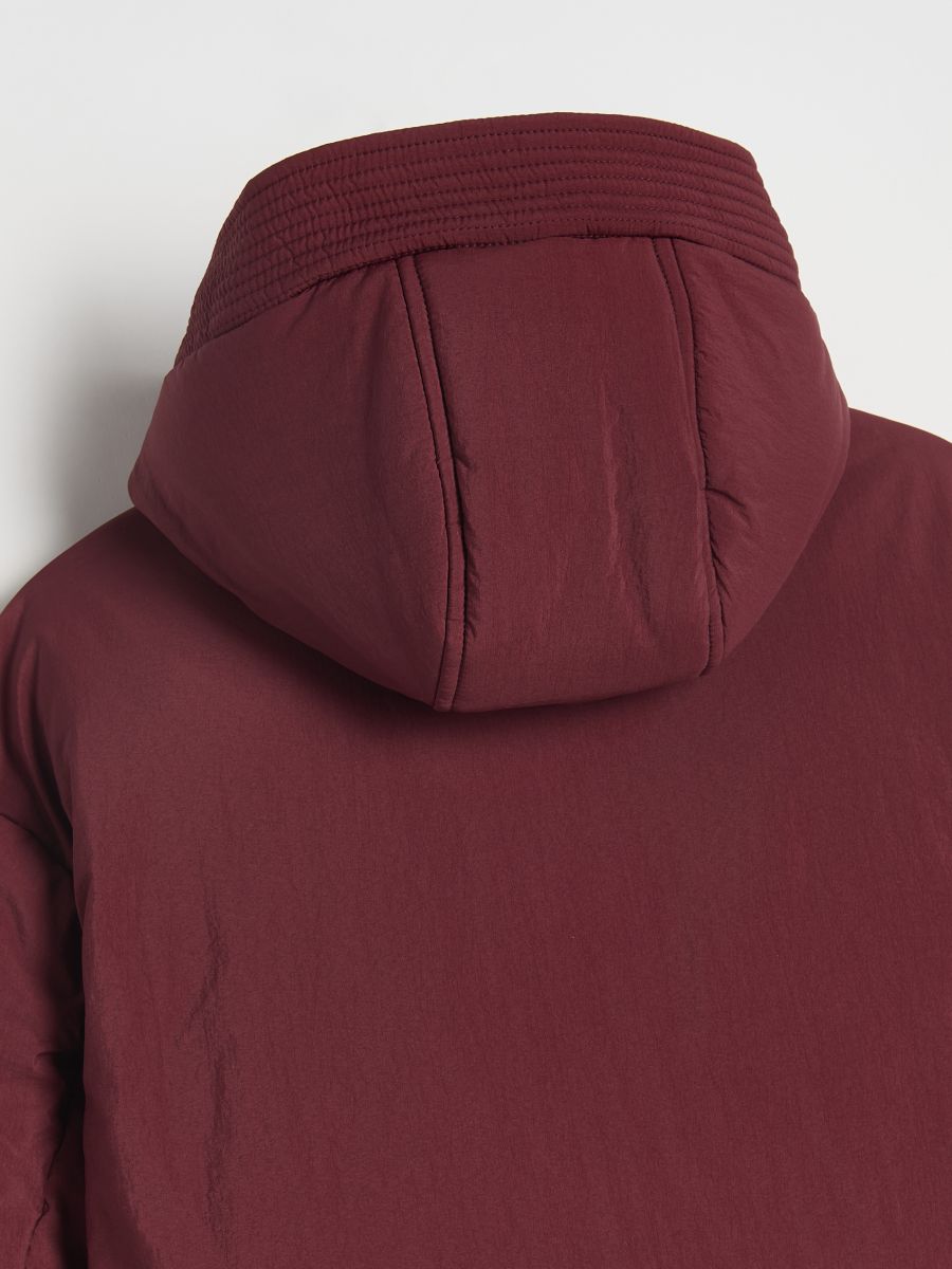 Plain down jacket - maroon - RESERVED - 6