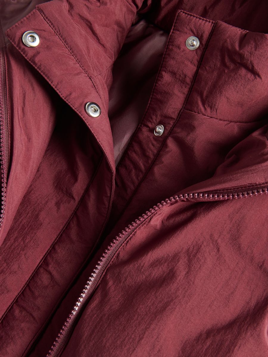 Plain down jacket - maroon - RESERVED - 7