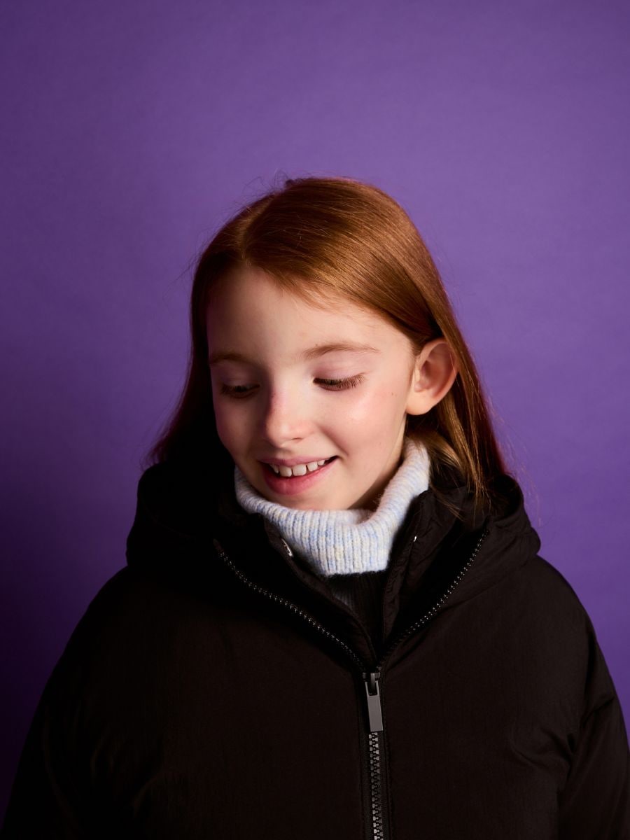 Plain down jacket - black - RESERVED - 5