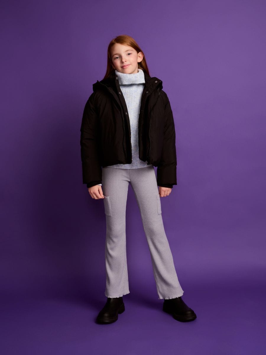 Plain down jacket - black - RESERVED - 4