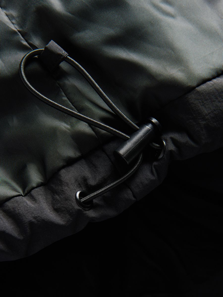 Plain down jacket - black - RESERVED - 8