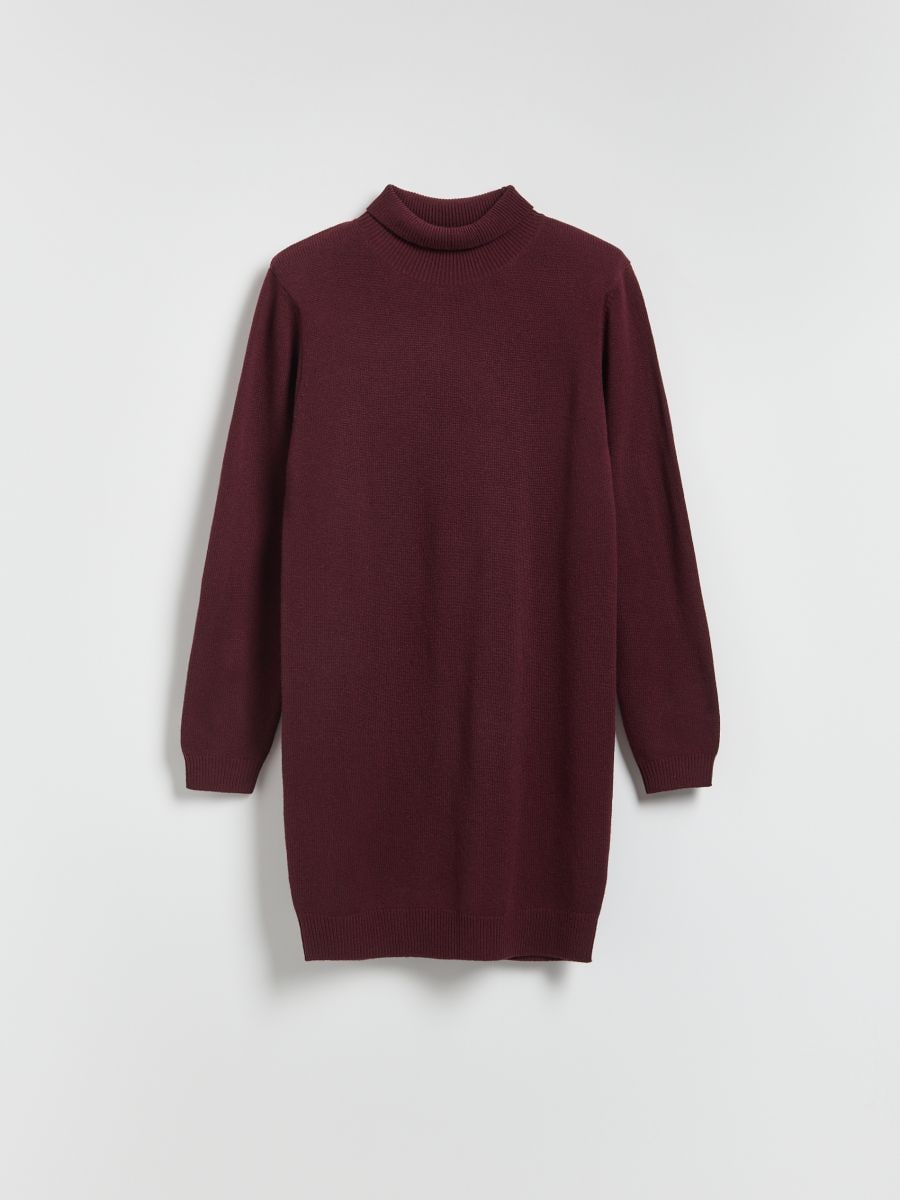 LADIES` SWEATER - mahogany - RESERVED