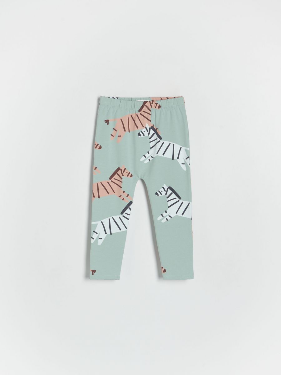 BOYS` TROUSERS - pale green - RESERVED
