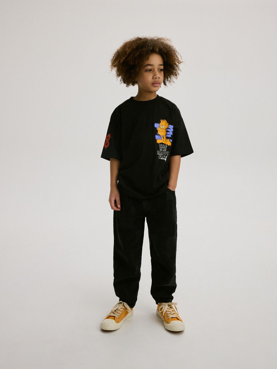 BOYS` JEANS TROUSERS - crno - RESERVED