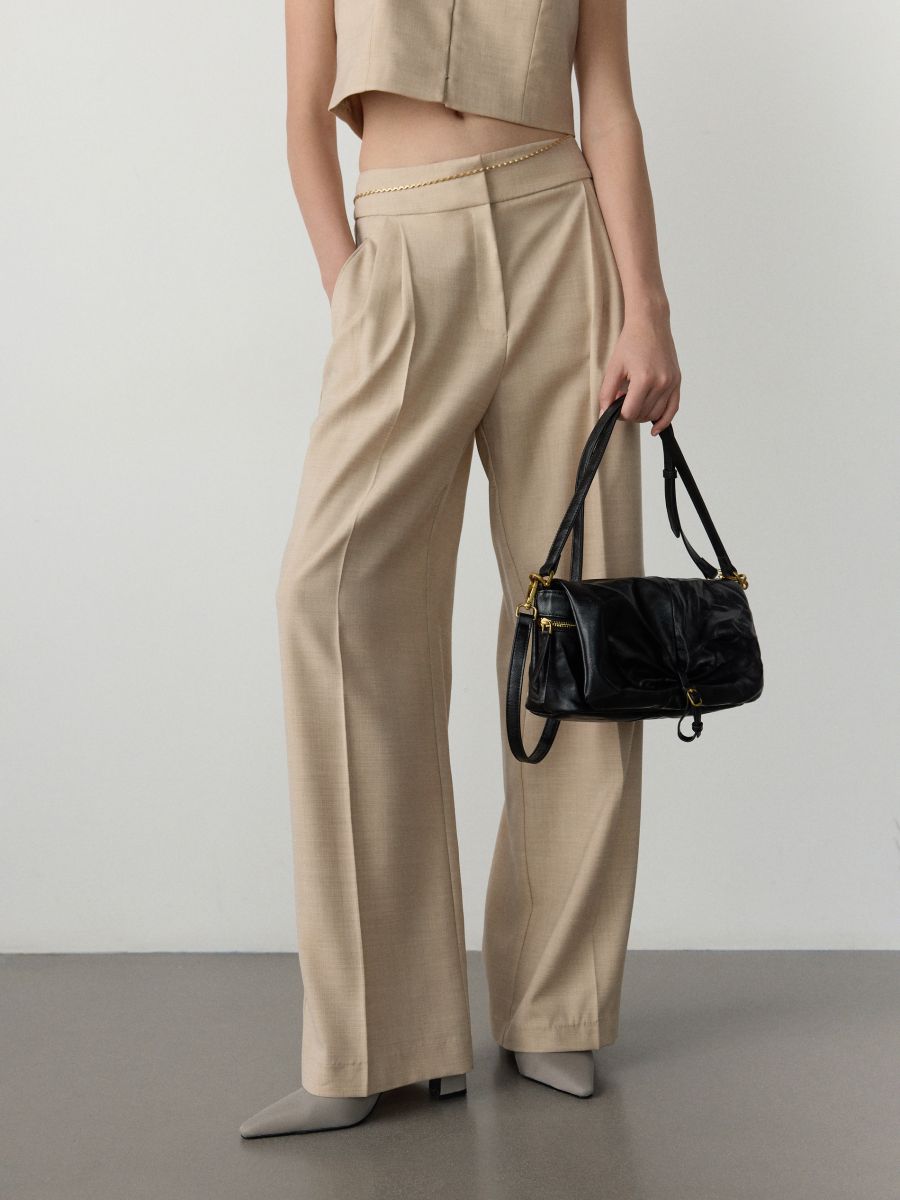 Gathered bag - black - RESERVED - 2