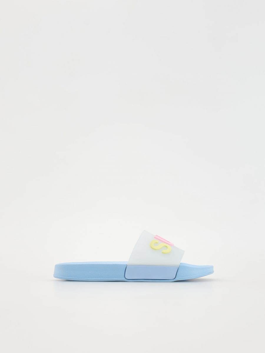Sliders with colourful slogan - light blue - RESERVED - 2
